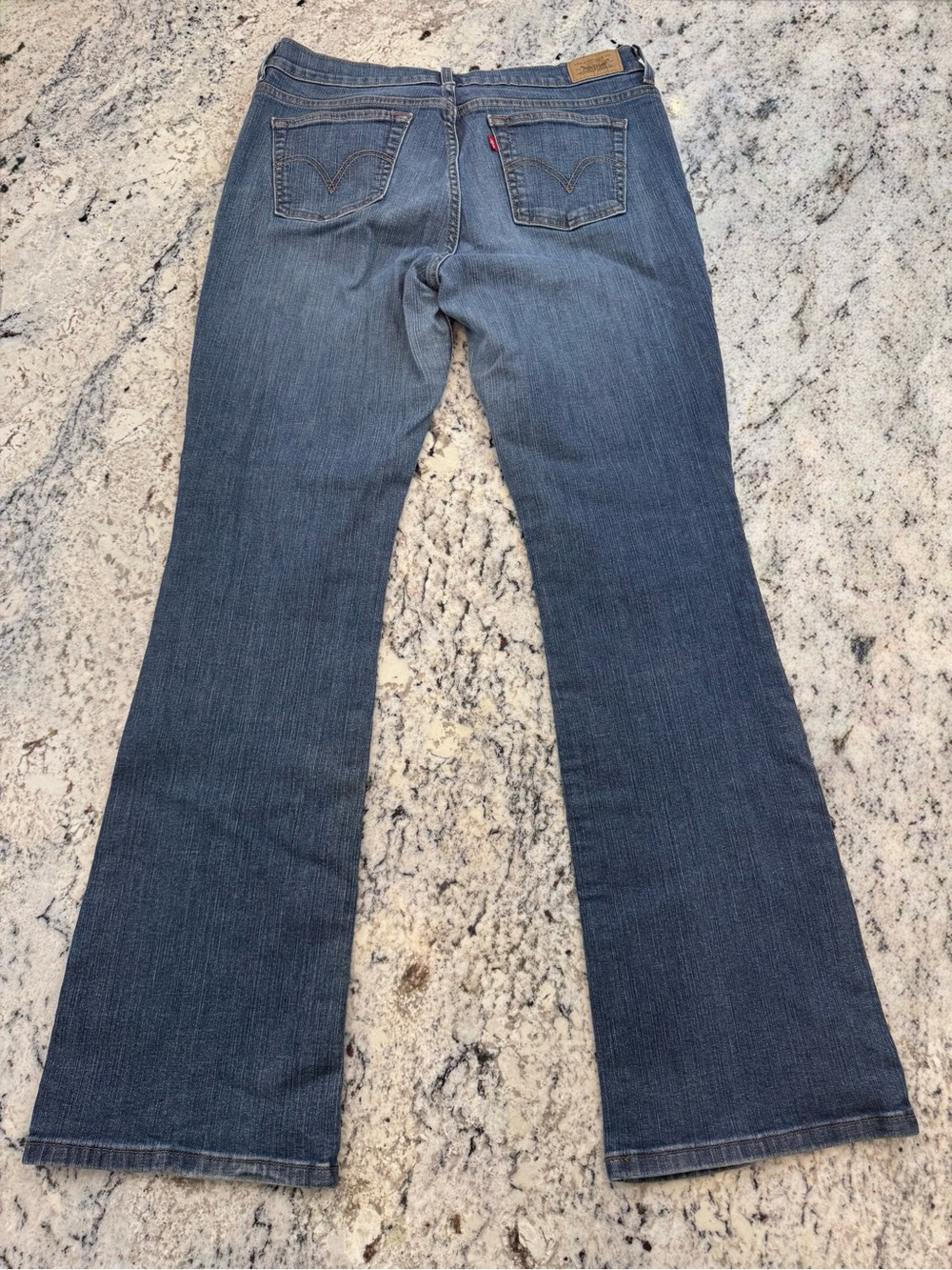 Levi’s 515 Bootcut Jeans Women’s 12 Long Medium Wash Stretch Denim Y2K - Picture 3 of 9